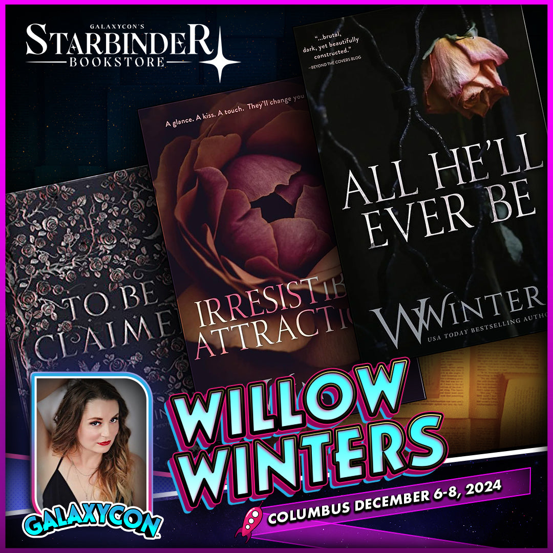 Willow Winters physically autographed orders three book lot and swag