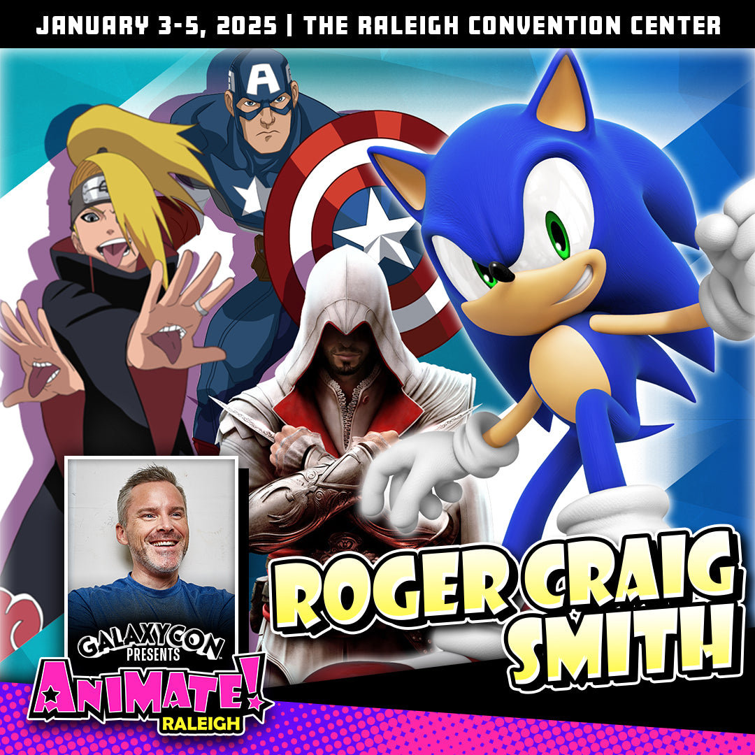 Roger Craig Smith at Animate! Raleigh All 3 Days