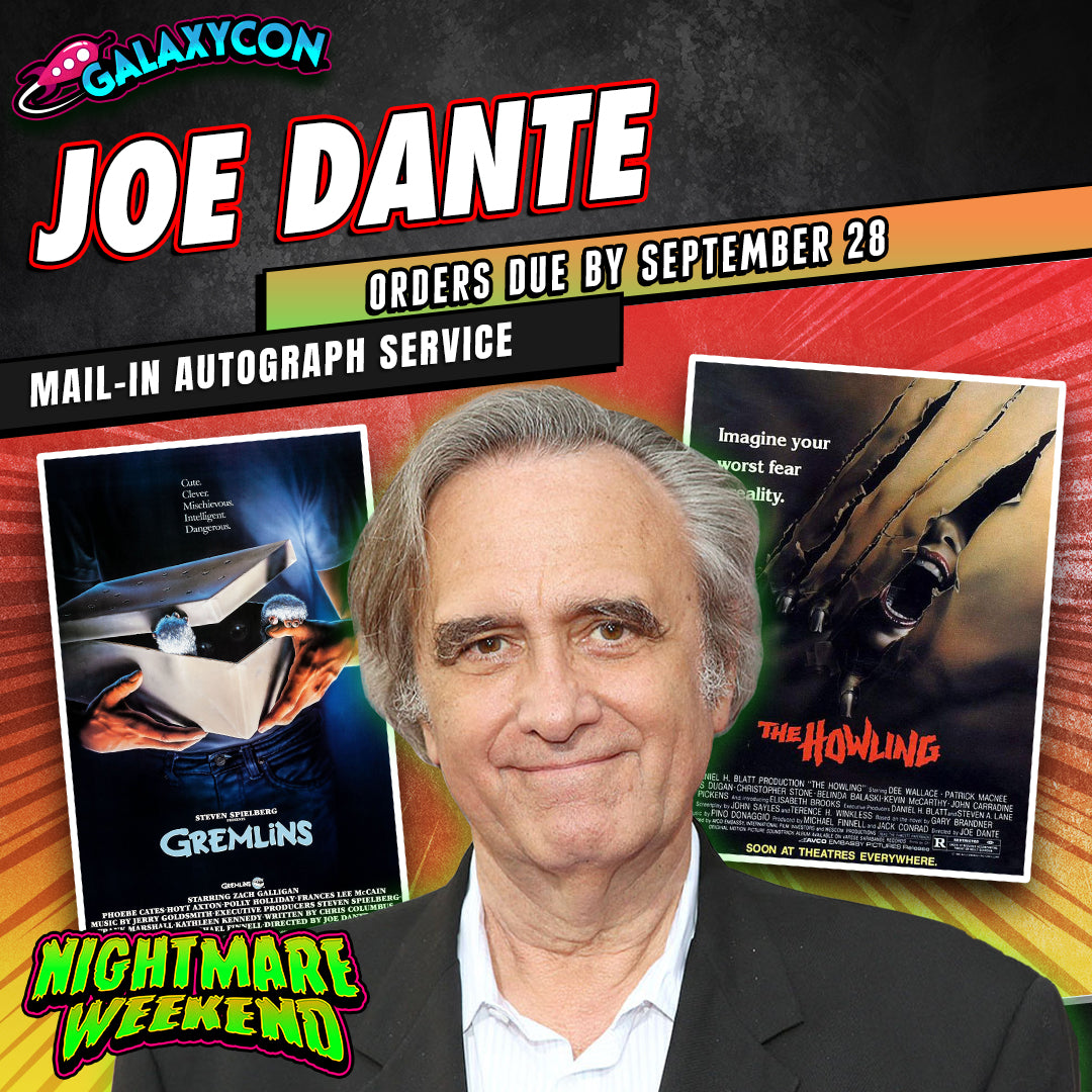 Joe Dante Mail In Autograph Service Orders Due September 28th