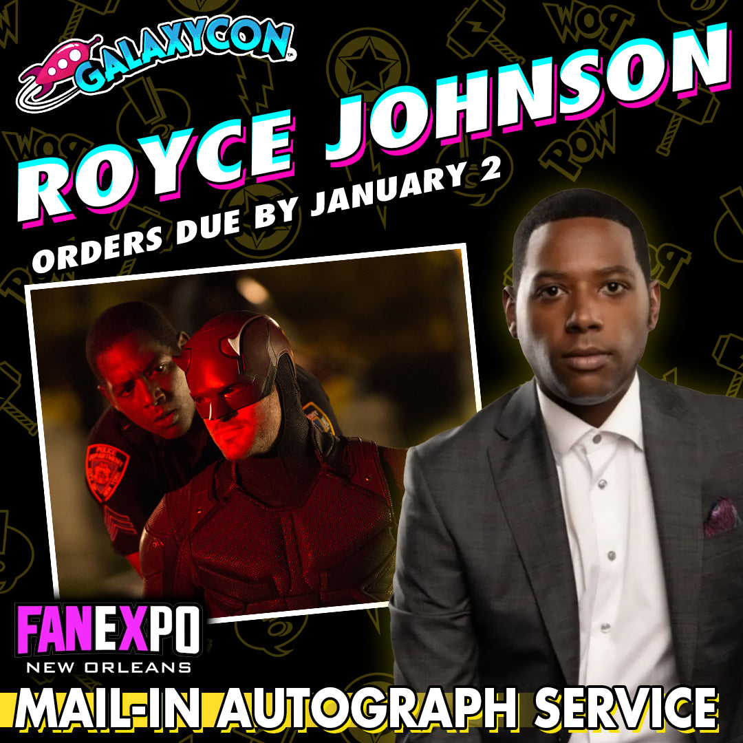 Royce Johnson Mail-In Autograph Service: Orders Due January 2nd