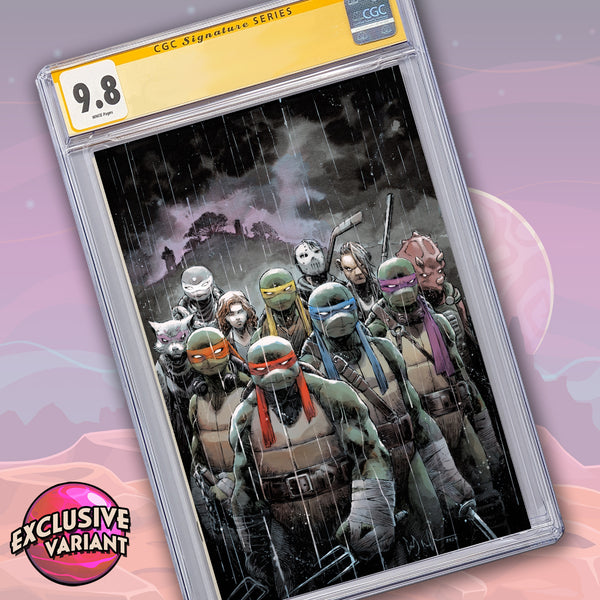 PRESALE: CGC Signature Series 9.8 Teenage Mutant Ninja Turtles #150 GalaxyCon Exclusive Virgin Variant Comic Book