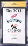 The Boys #1 Dynamite Comics Virgin Edition CGC Signature Series 9.8 Signed Michael Gaydos GalaxyCon