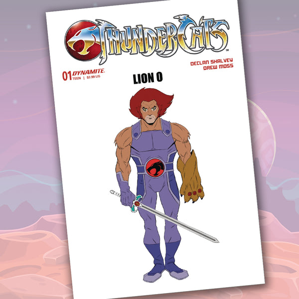 Thundercats #1 Cover P 1:10 Drew Moss Lion-O Variant Cover Comic Book