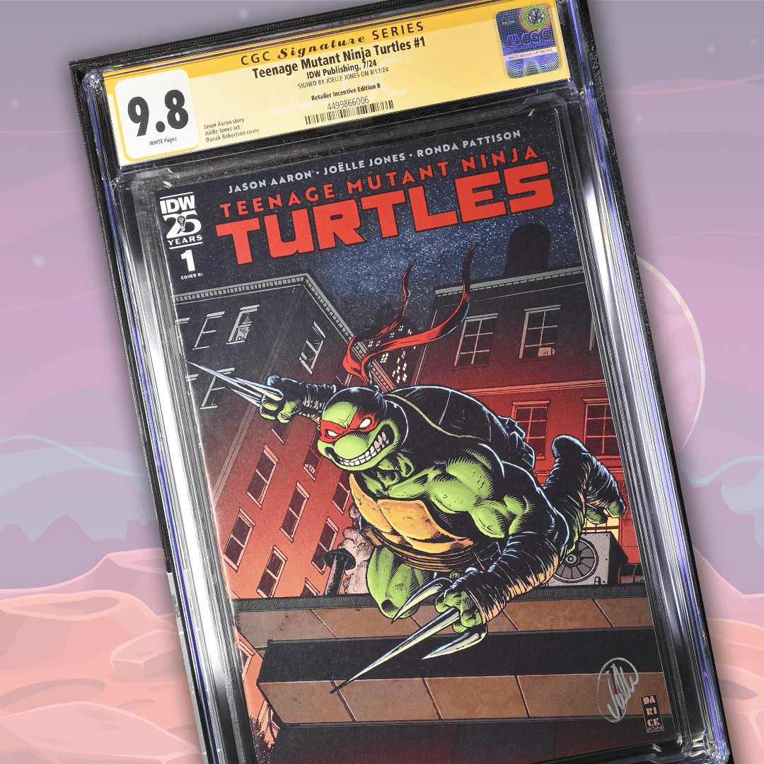 Teenage Mutant Ninja Turtles #1 Retailer Incentive Edition B CGC Signa Teenage Mutant Ninja Turtles #1 Retailer Incentive Edition B CGC Signa