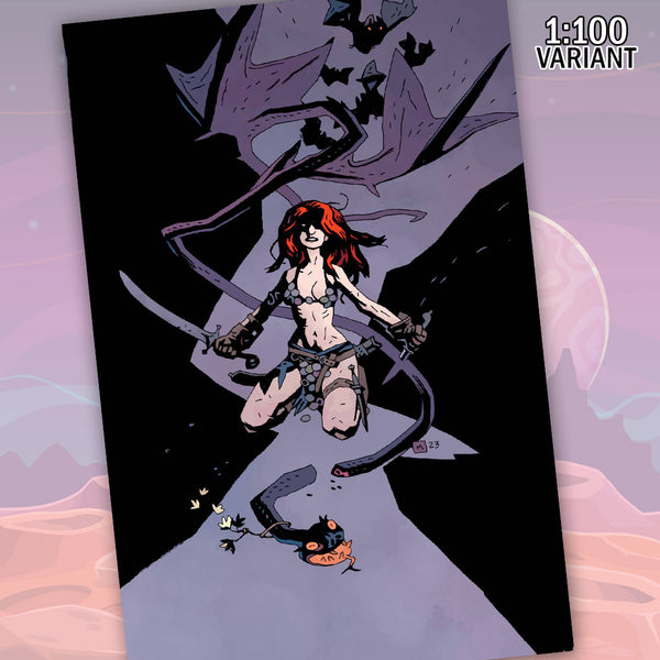 Red Sonja #1 Cover ZH Mignola 1:100 Virgin Foil Edition Variant Comic Book