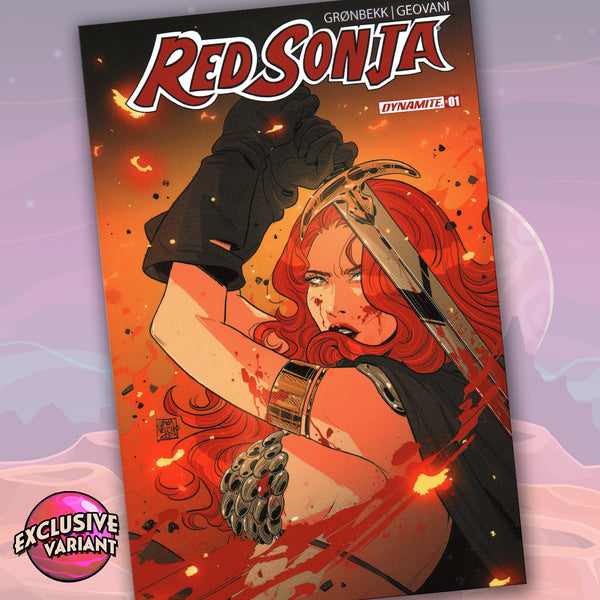Red Sonja #1 Exclusive GalaxyCon Luana Vecchio Trade Cover Variant Comic Book