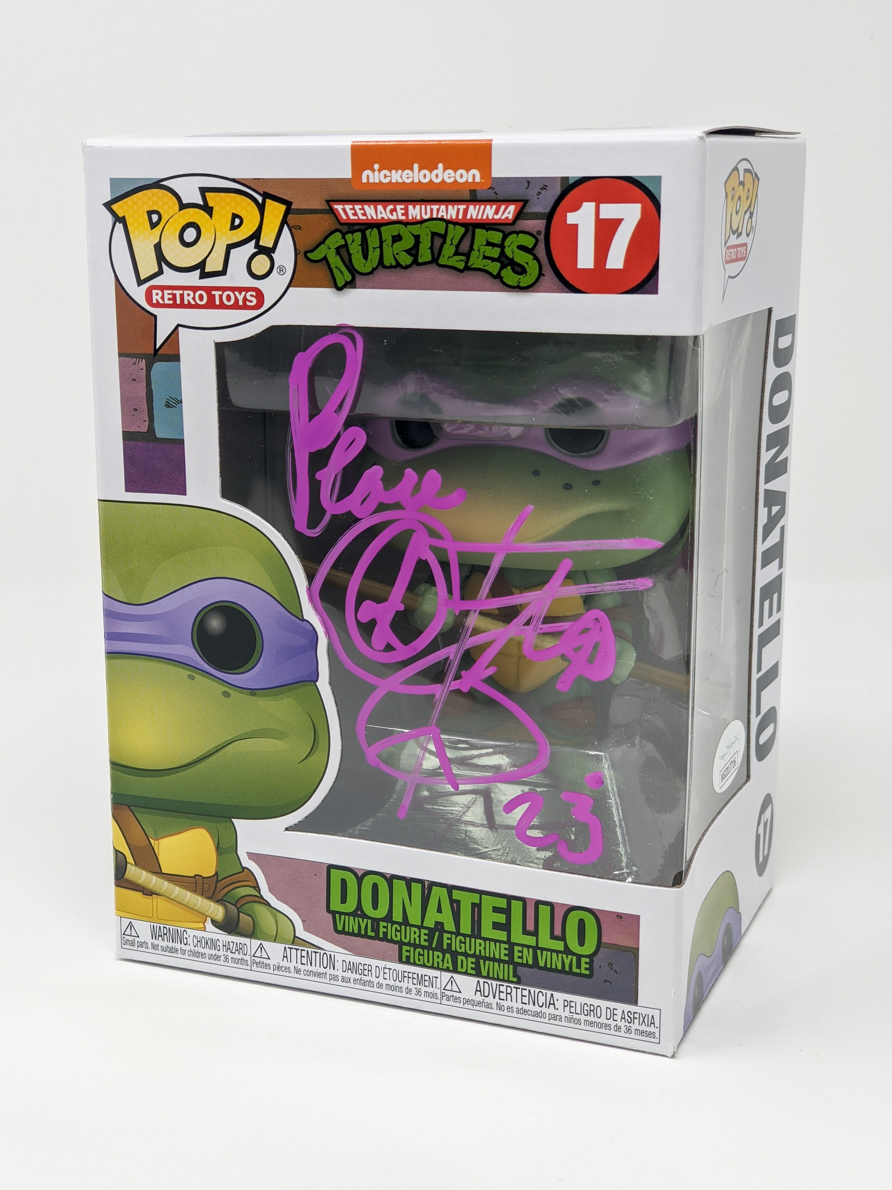 Corey Feldman TMNT Donatello #17 Signed Funko Pop JSA Certified Autograph