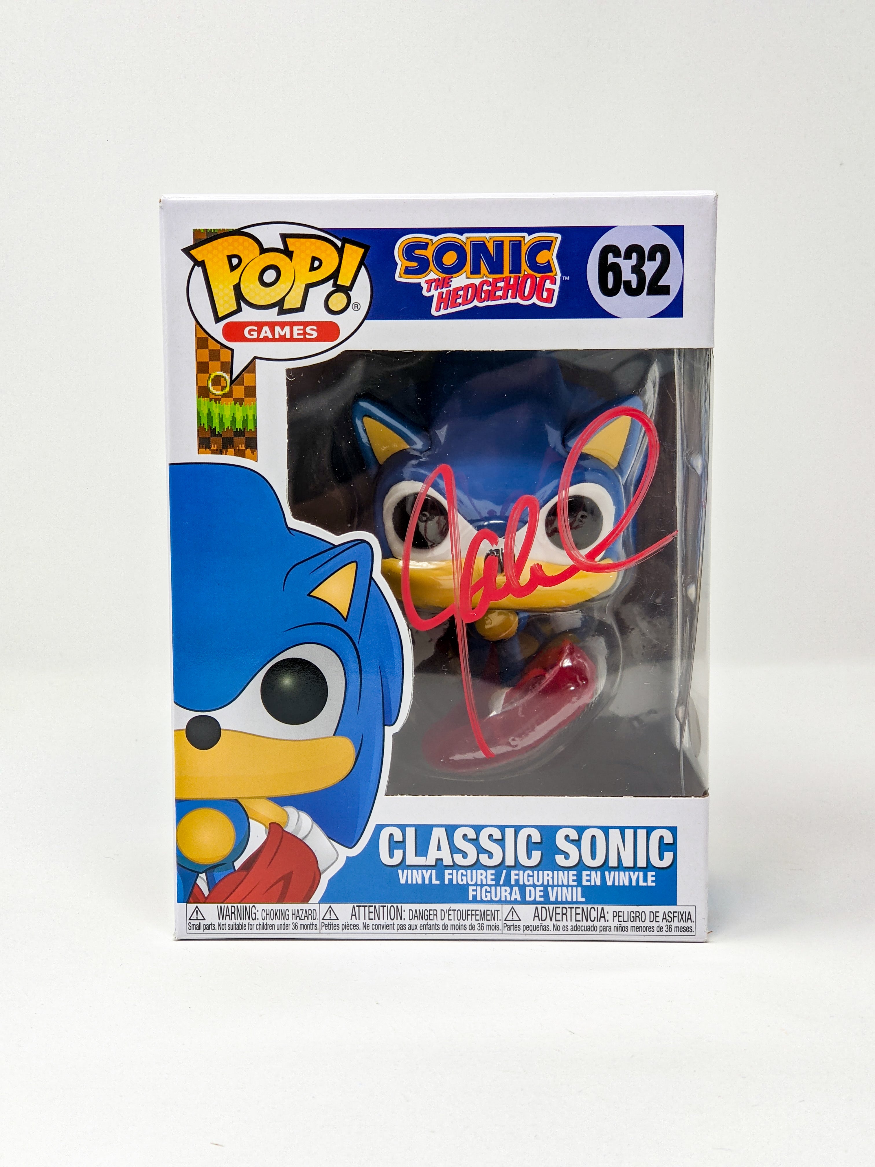 Jaleel White Classic Sonic #632 Signed Funko Pop JSA Certified Autograph GalaxyCon