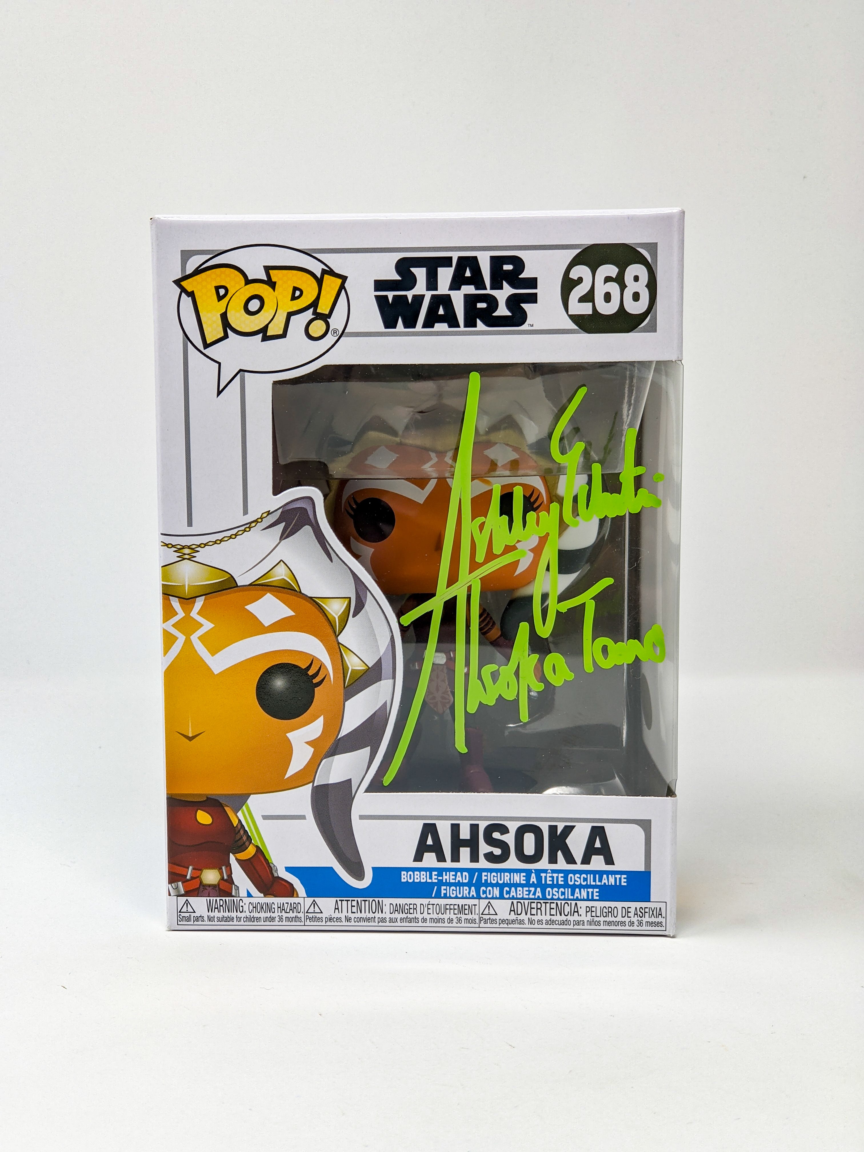 Ashley Eckstein Star Wars Ahsoka #268 Signed Funko Pop JSA Certified Autograph GalaxyCon