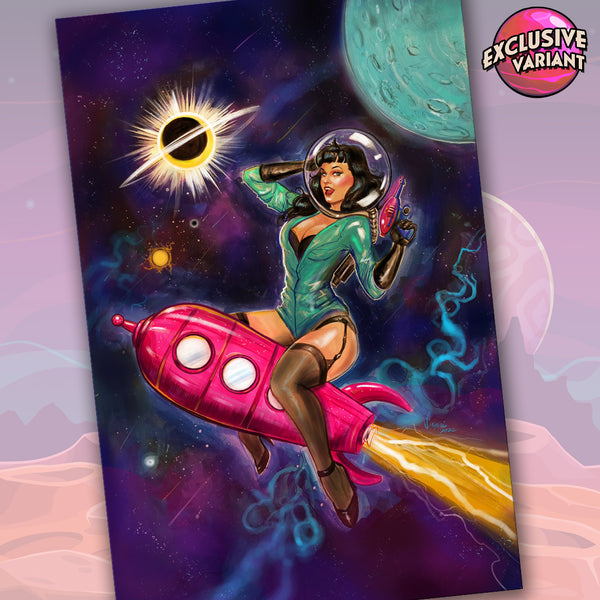 Bettie Page: The Alien Agenda #1 GalaxyCon Exclusive Suspiria Variant Comic Book GalaxyCon
