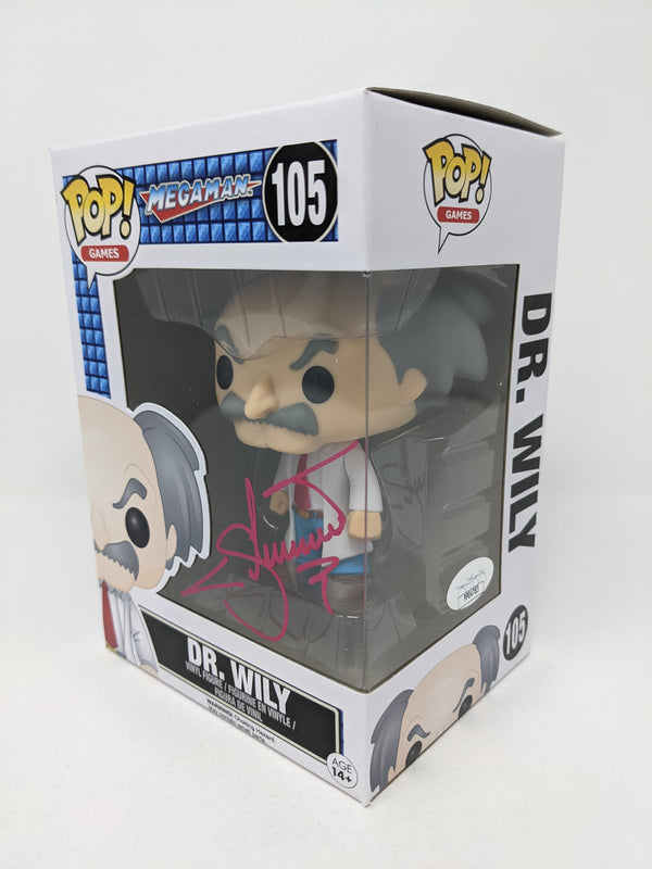 Keith Silverstein Megaman Dr Wily #105 Signed Funko Pop JSA Certified Autograph
