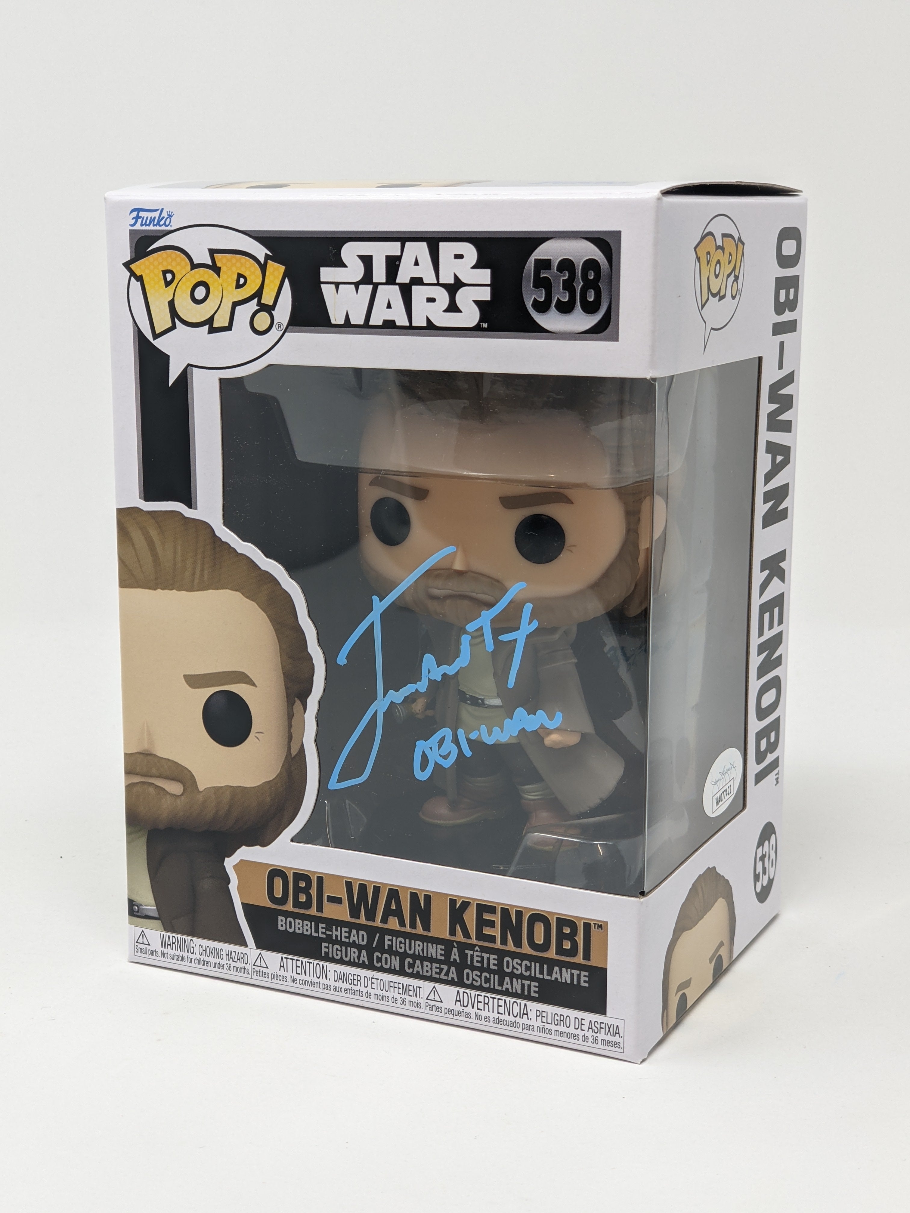 James Arnold Taylor Star Wars Obi-Wan Kenobi #538 Signed Funko Pop JSA Certified Autograph