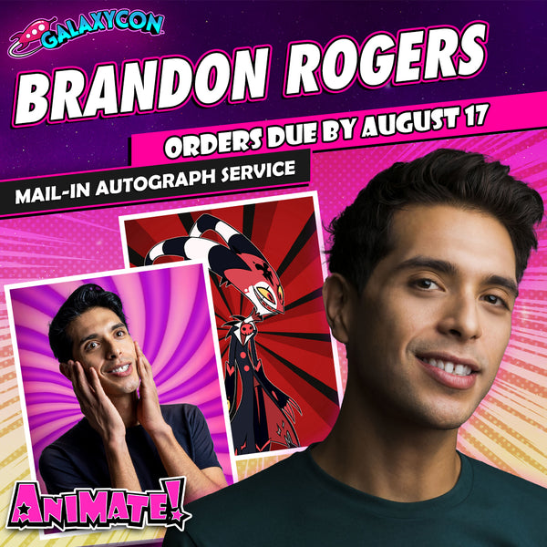 Brandon Rogers Mail-In Autograph Service: Orders Due August 17th GalaxyCon