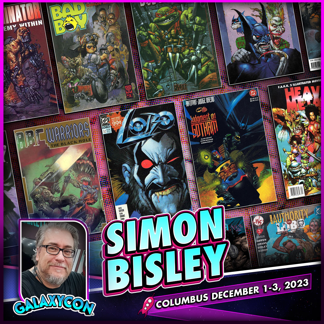 Simon Bisley at GalaxyCon Columbus All 3 Days