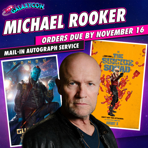 Michael Rooker Mail-In Autograph Service: Orders Due November 16th GalaxyCon