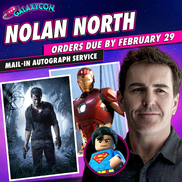 Nolan North Mail-In Autograph Service: Orders Due February 29th