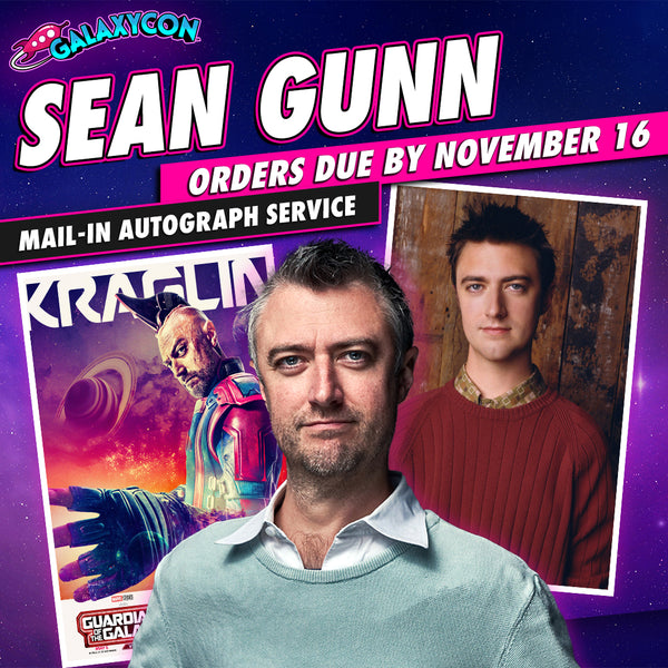 Sean Gunn Mail-In Autograph Service: Orders Due November 16th GalaxyCon