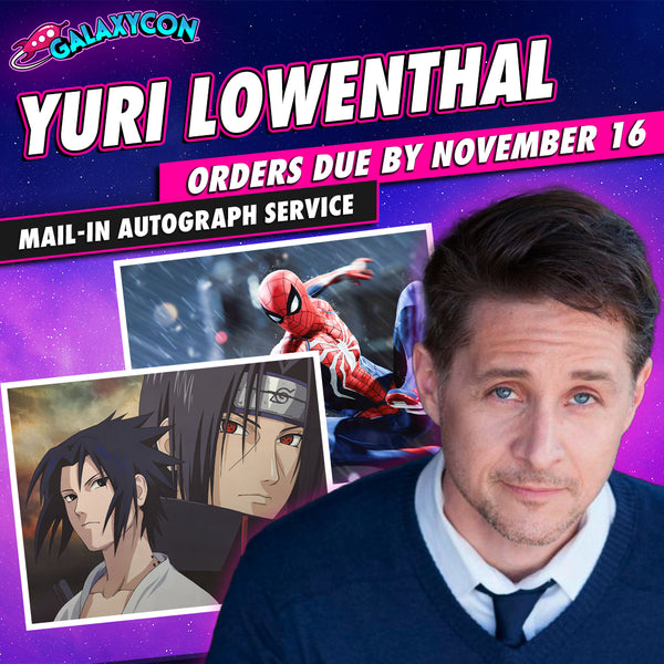 Yuri Lowenthal Mail-In Autograph Service: Orders Due November 16th GalaxyCon