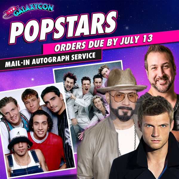 Pop Stars Mail-In Autograph Service: Orders Due July 13th GalaxyCon