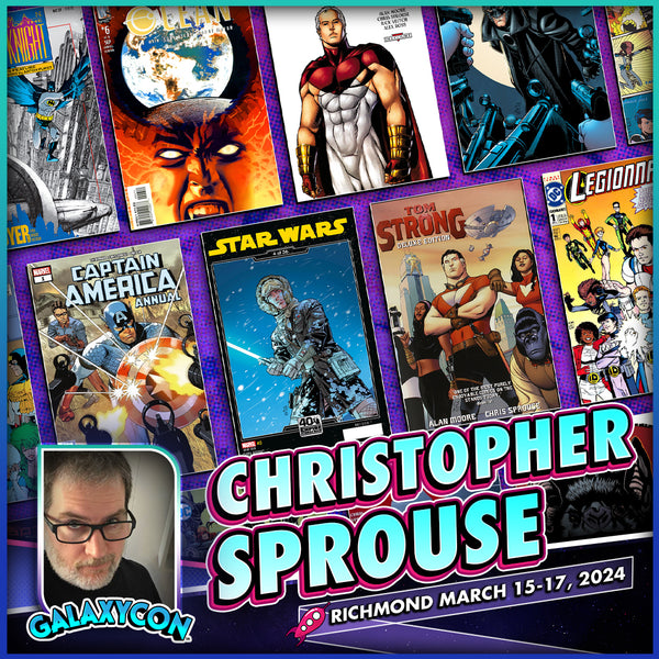Christopher Sprouse at GalaxyCon Richmond All 3 Days