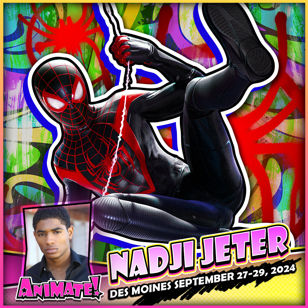 Nadji Jeter at Animate! Des Moines All 3 Days GalaxyCon