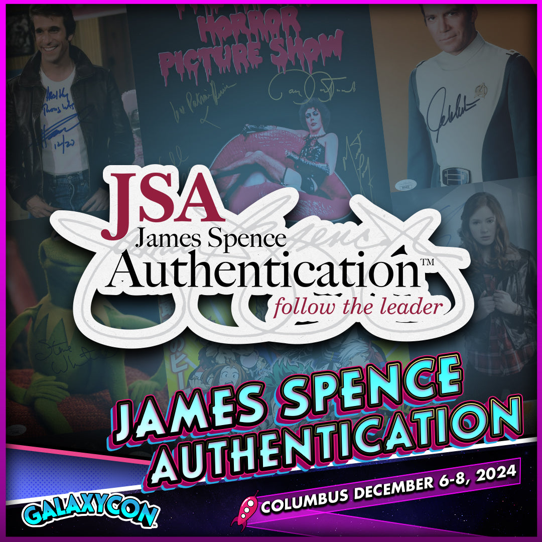 JSA - James Spence Authentication is GalaxyCon's Official Autograph Authentication Partner GalaxyCon