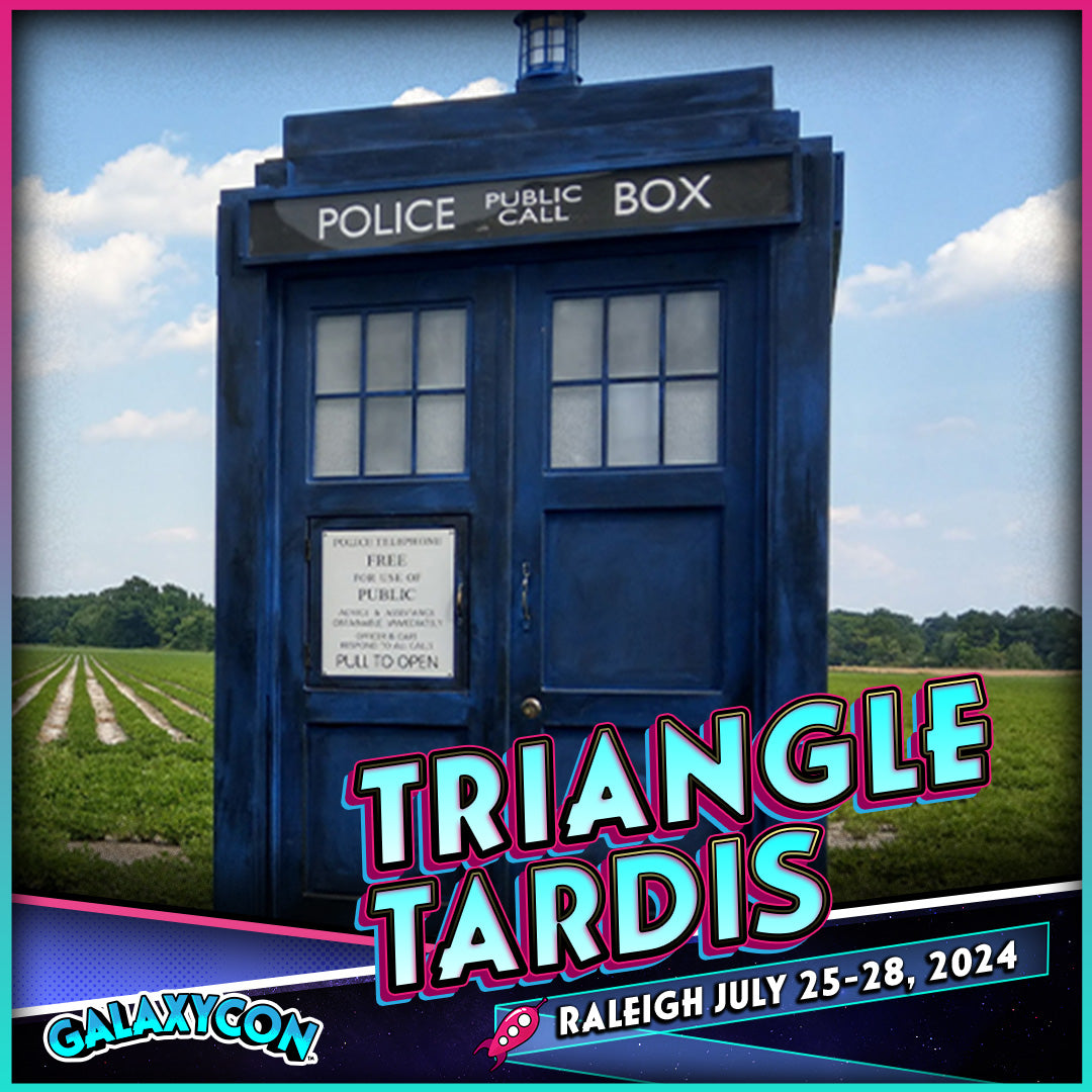 Triangle-Tardis-at-GalaxyCon-Raleigh-All-4-Days GalaxyCon