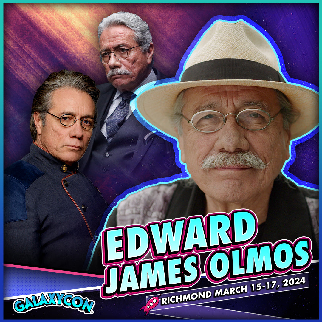 Edward James Olmos at GalaxyCon Richmond Saturday & Sunday