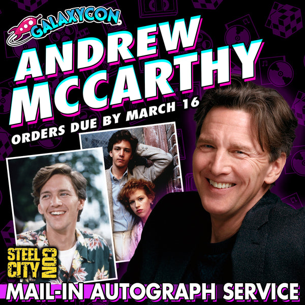 Andrew McCarthy Mail-In Autograph Service: Orders Due March 16th