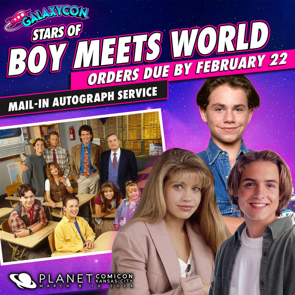 90's Stars Mail-In Autograph Service: Orders Due November 16th GalaxyCon