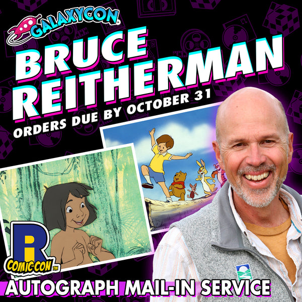 Bruce Reitherman Autograph Mail-In Service: Orders Due October 31st