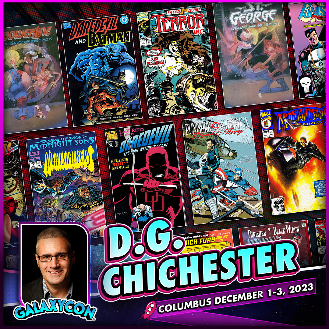 D.G. Chichester at GalaxyCon Columbus All 3 Days 