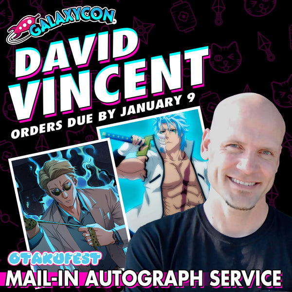 David Vincent Mail-In Autograph Service: Orders Due January 9th