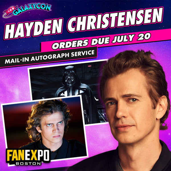 Hayden Christensen Mail-In Autograph Service: Orders Due July 20th GalaxyCon