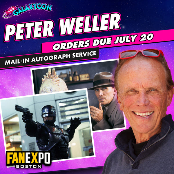 Peter Weller Mail-In Autograph Service: Orders Due July 20th GalaxyCon