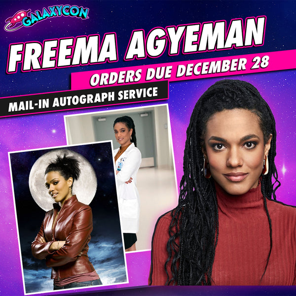 Freema Agyeman Mail-In Autograph Service: Orders Due Dec 28