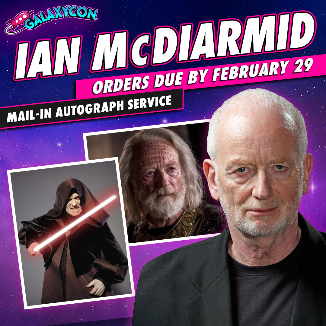 Ian McDiarmid Mail-In Autograph Service: Orders Due February 29th