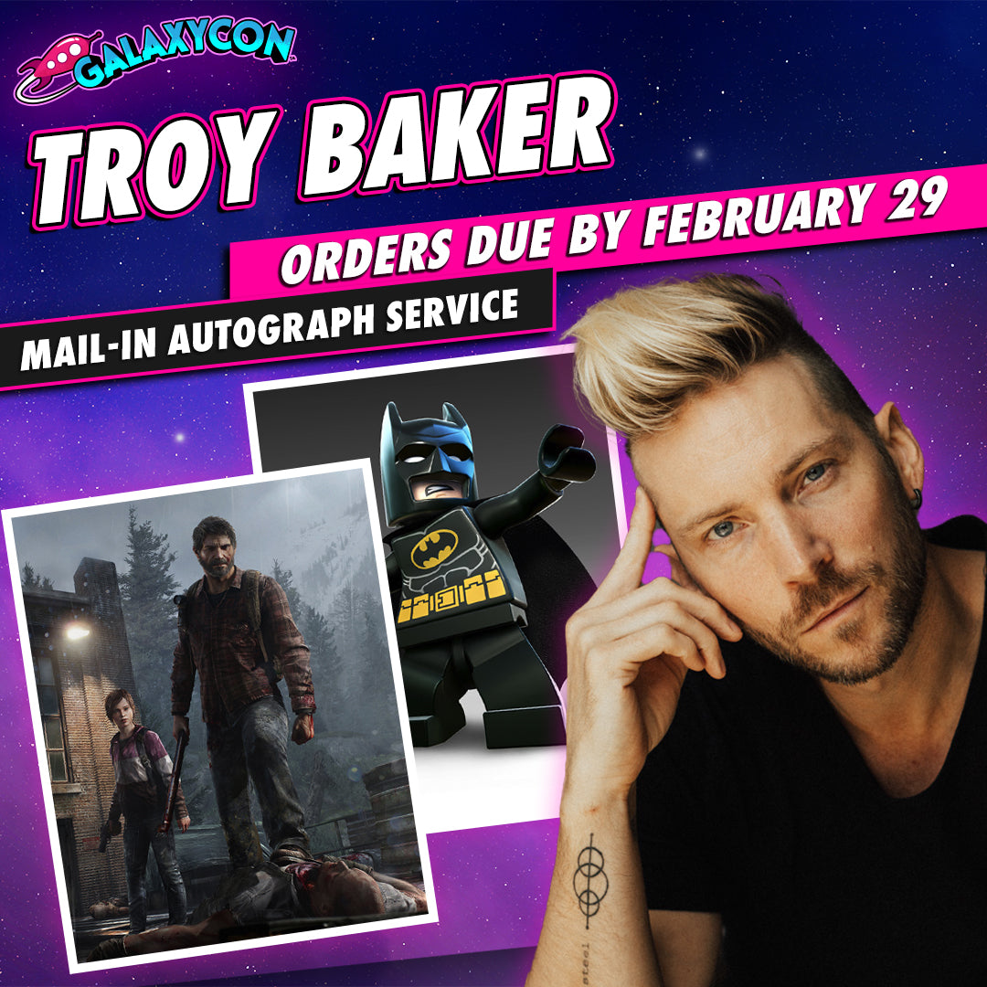 Troy Baker Mail-In Autograph Service: Orders Due February 29th GalaxyCon