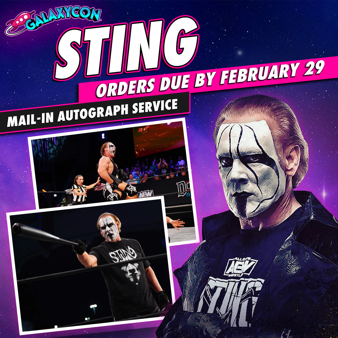 Sting Mail-In Autograph Service: Orders Due February 29th GalaxyCon