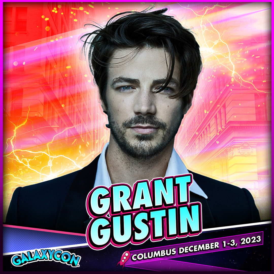 Grant Gustin at GalaxyCon Columbus Saturday