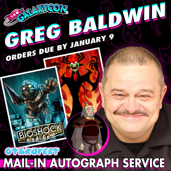 Greg Baldwin Mail-In Autograph Service: Orders Due January 9th