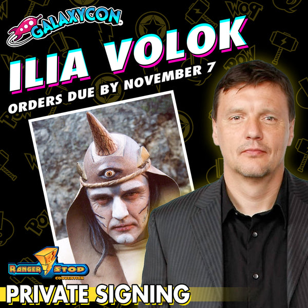 Ilia Volok Private Signing: Orders Due November 7th