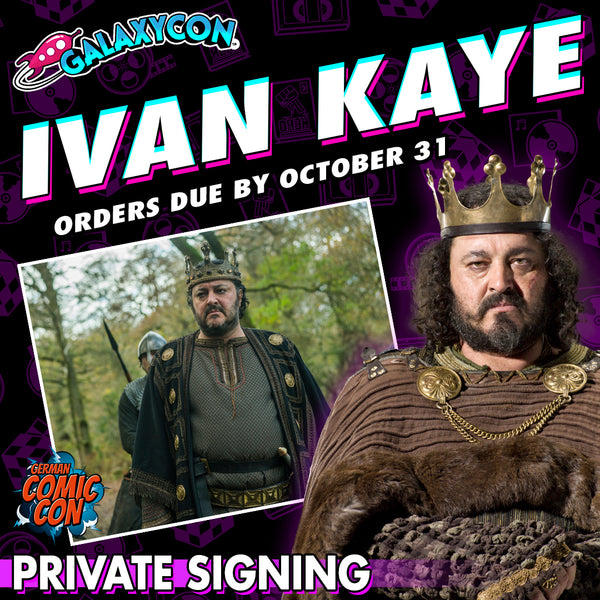 Ivan Kaye Private Signing: Orders Due October 31st