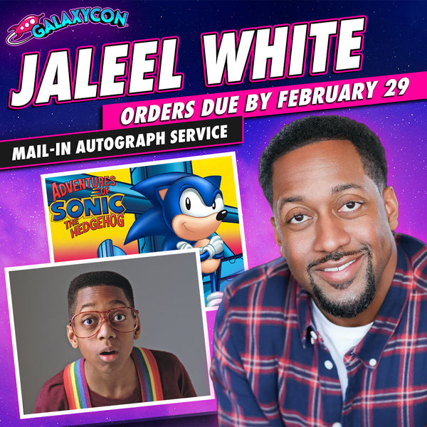 Jaleel White Mail-In Autograph Service: Orders Due July 13th GalaxyCon