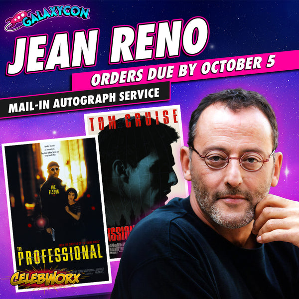 Jean Reno Mail-In Autograph Service: Orders Due October 5th GalaxyCon