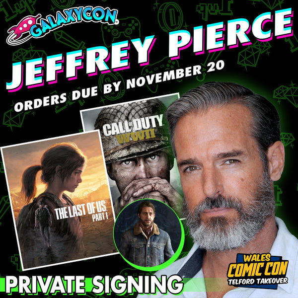 Jeffrey Pierce Private Signing: Orders Due November 20th