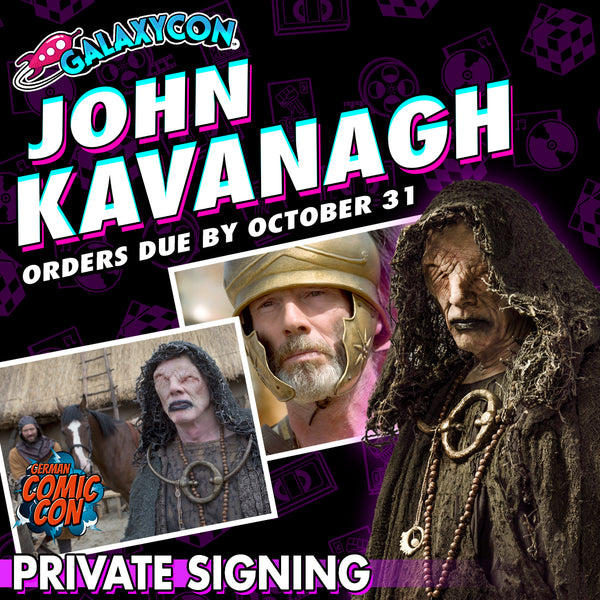 John Kavanagh Private Signing: Orders Due October 31st