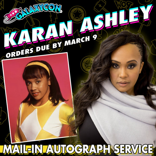 Karan Ashley Mail-In Autograph Service: Orders Due March 9th