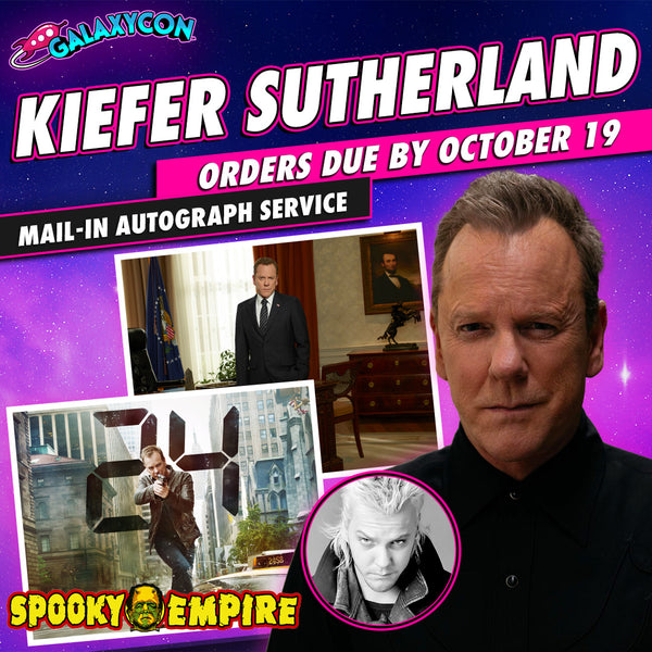 Kiefer Sutherland Mail-In Autograph Service: Orders Due October 19th