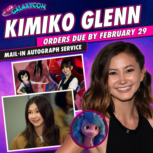 Kimiko Glenn Mail-In Autograph Service: Orders Due October 19th GalaxyCon